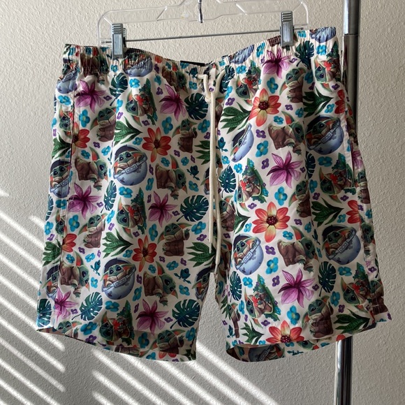 Star Wars Baby Yoda Swim Trunks - Picture 6 of 11